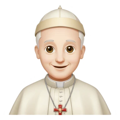 Pope smiling emoji sticker