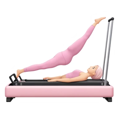Reformer Pilates light pink  sticker