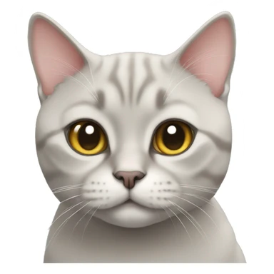 british short hair cat sticker
