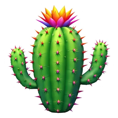 Cactus arcobaleno  sticker