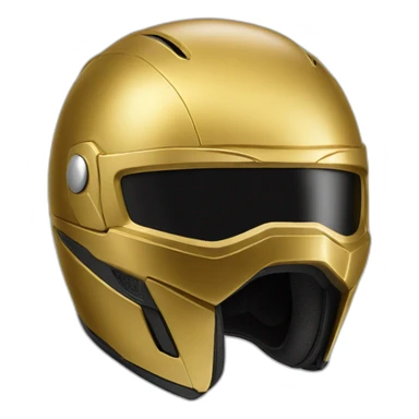 golden motorcyle helmet sticker