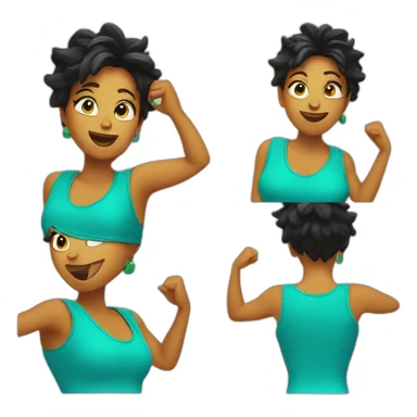 canard zumba sticker