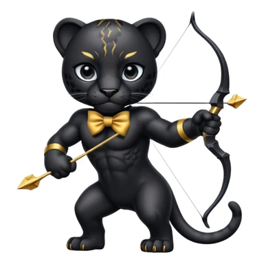 Panther archery  sticker