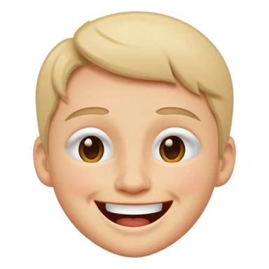 Laughing while internally crying sticker