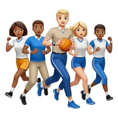 deportes en la oficna sticker