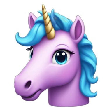 purple-pink-blue-unicorn-pretty sticker