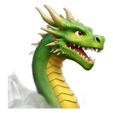 Dragon les royaume de feu sticker