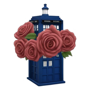 rose tardis sticker