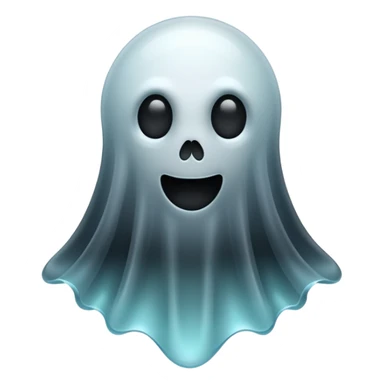 Dead ghost, black sticker
