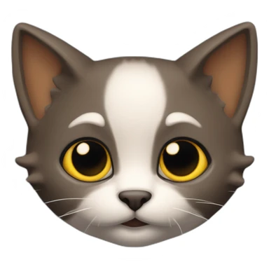 Chauve oreille de chat sticker