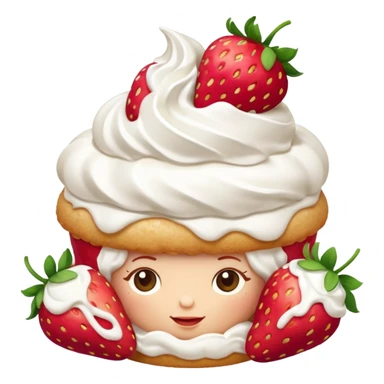 Strawberry shortcake sticker