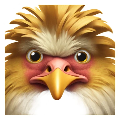 Chicken butt sticker