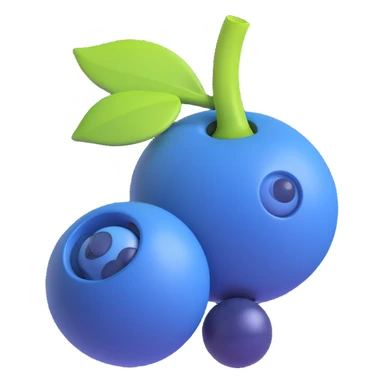 blueberry sticker