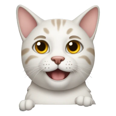 Cat in the car sticker