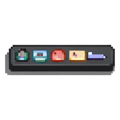 horizontal button sticker