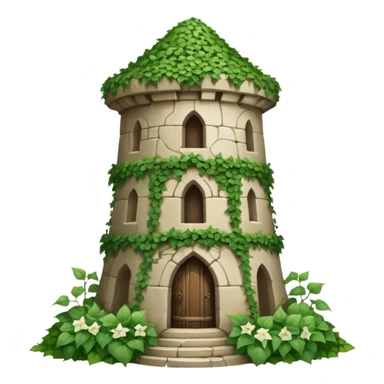 Elven tower, bindweed, ivy sticker