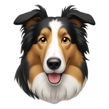 collie lassie sticker