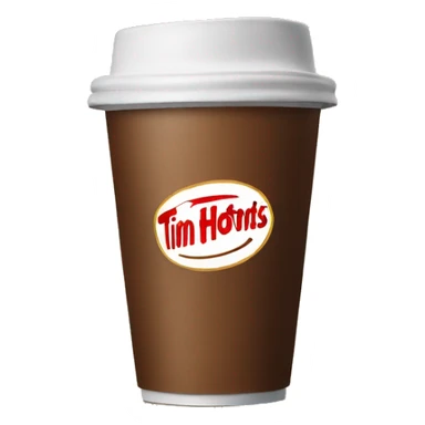 Tim Hortons coffee sticker