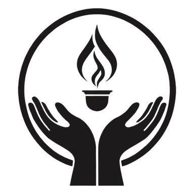 Adventist logo emoji black and white sticker