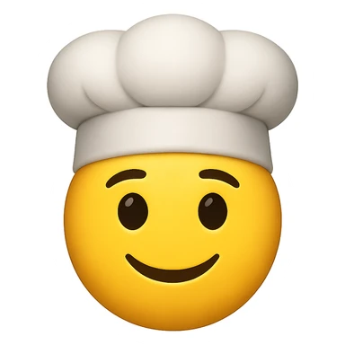 emoji with chef hat sticker