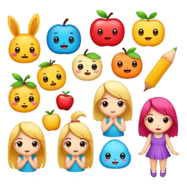 Chibi stickers sticker