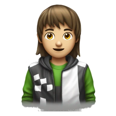 Niño gamer fanático Ajedrez 8 años sticker