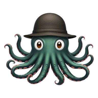 Chapeau poulpe sticker