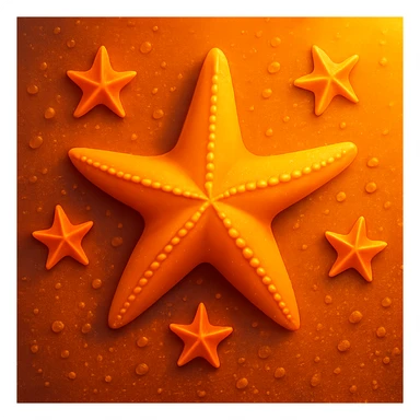 Add a sunset glow to the wet sand in a top-down view, styled like apple emojis, with a transparent background if present. sticker