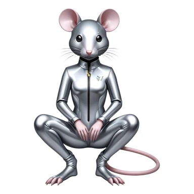 rat style hajime sorayama Eva suit sticker