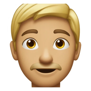 Cara viendo de reojo sticker