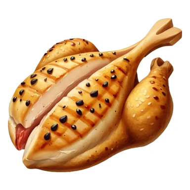 Grilled Chicken breast sticker