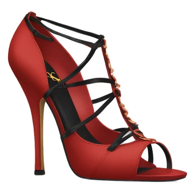 yves saint laurent high heels sticker