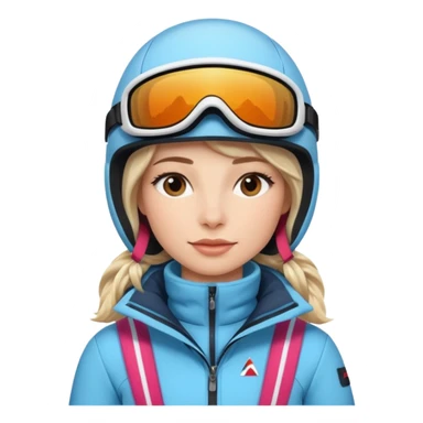 Woman Skiing, Matterhorn sticker