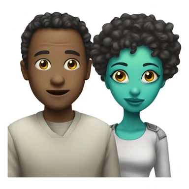 Alien and maya kary   sticker