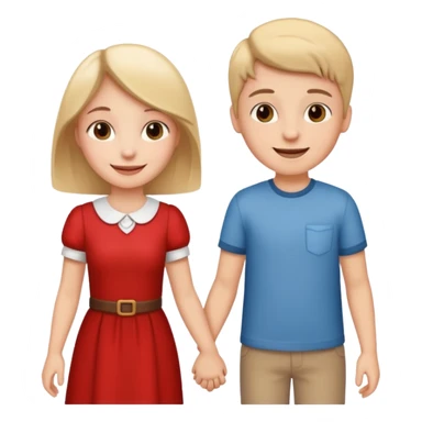 romantic girl boy sticker