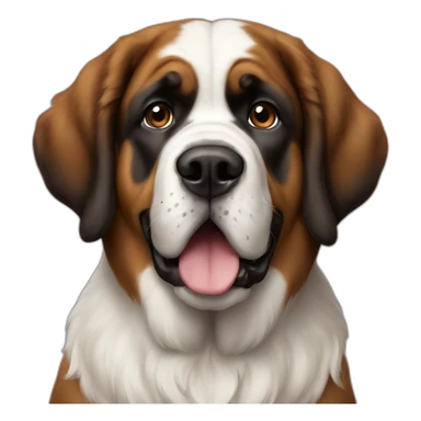 Saint bernard dog sticker