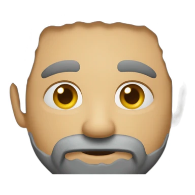 Homme tenant un cœur sticker