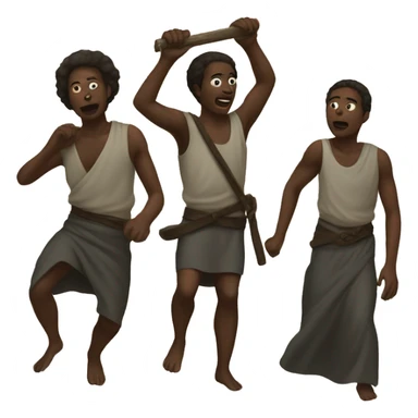 Slaves being freed sticker
