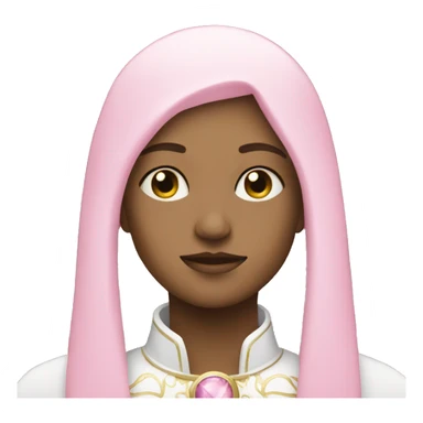 White with light pink tarot sticker