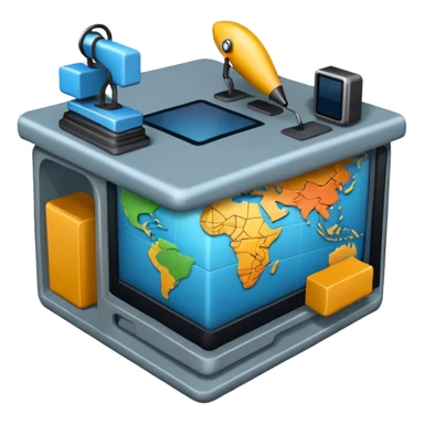 logistic and software sticker