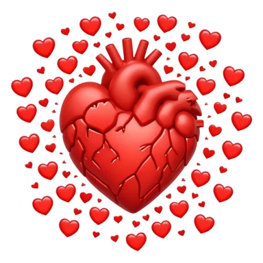 heart exploding with love sticker