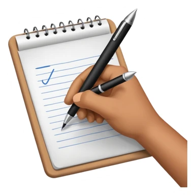 hand with write on the paper sticker