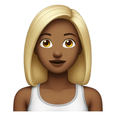 girl with tanktop sticker