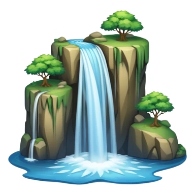 waterfall sticker