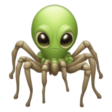 the eight - legged alien sticker