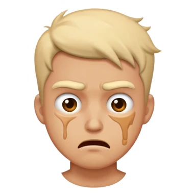 A men having a bad day sticker