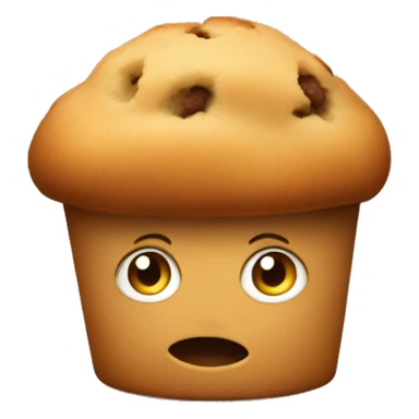 Little muffin with hands and feet  sticker