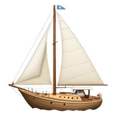 Totoro sailing yacht sticker