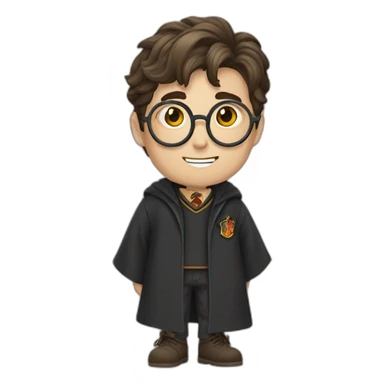 Harry potter sur son balai sticker