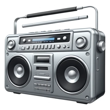 create a boom box ios style emoji sticker